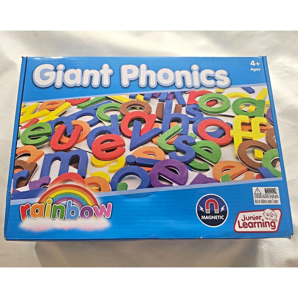 Junior Learning Rainbow Giant Phonics Magnetic Letters Set JL607